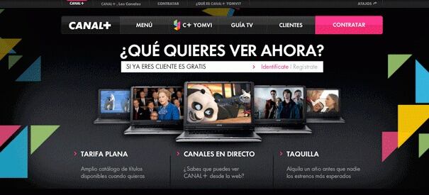 La plataforma Yomvi permite ver contenidos televisivos a la carta