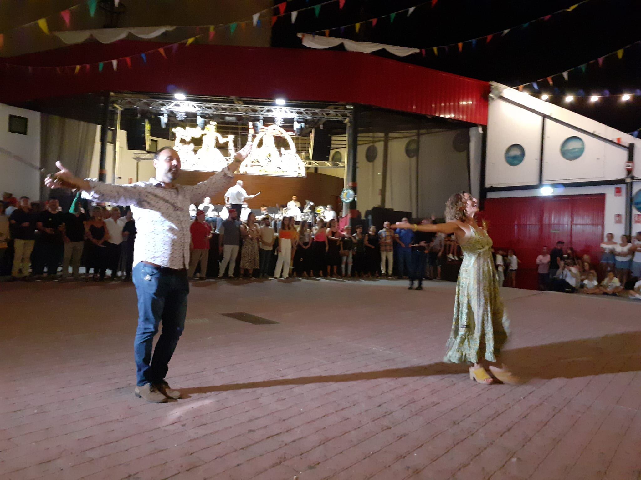 Momento de la velada de la noche de los Cabos