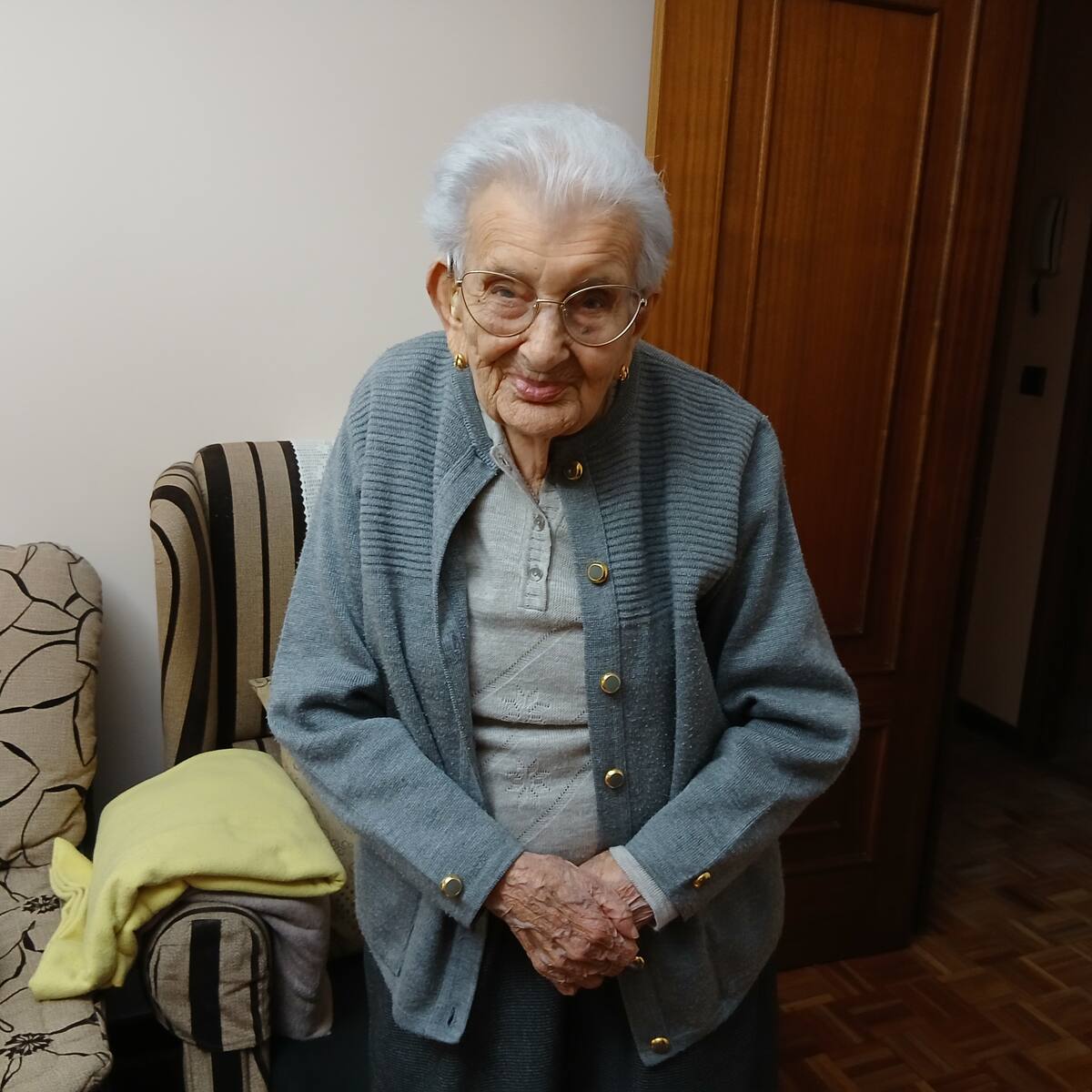 María sopla 110 velas