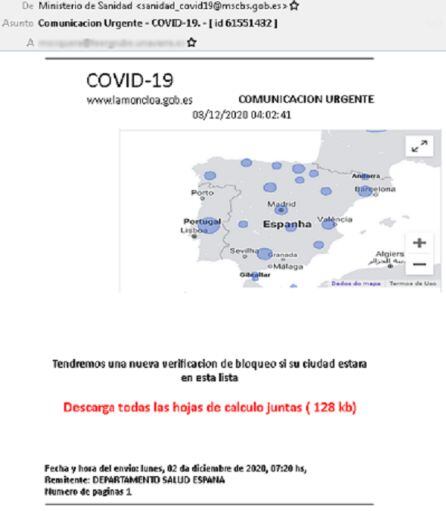 Así es el correo mediante el que pretenden engañarte.