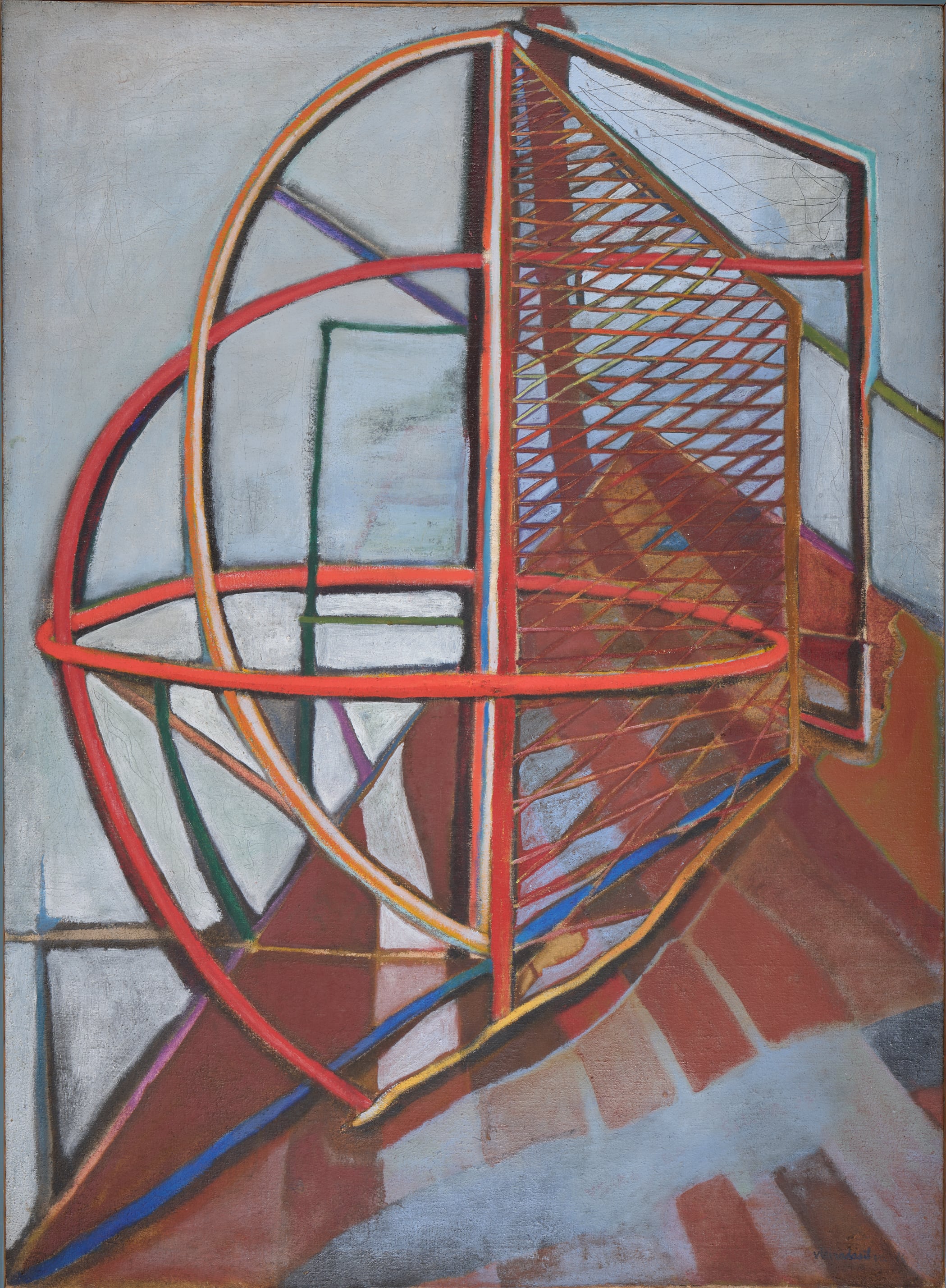 Vieira da Silva, Composition, 1936, óleo sobre tela, 146 x 106 cm, col. Fundação Arpad Szenes-Vieira da Silva. Fotografia Vasco Célio / Stills. ©FASVS.