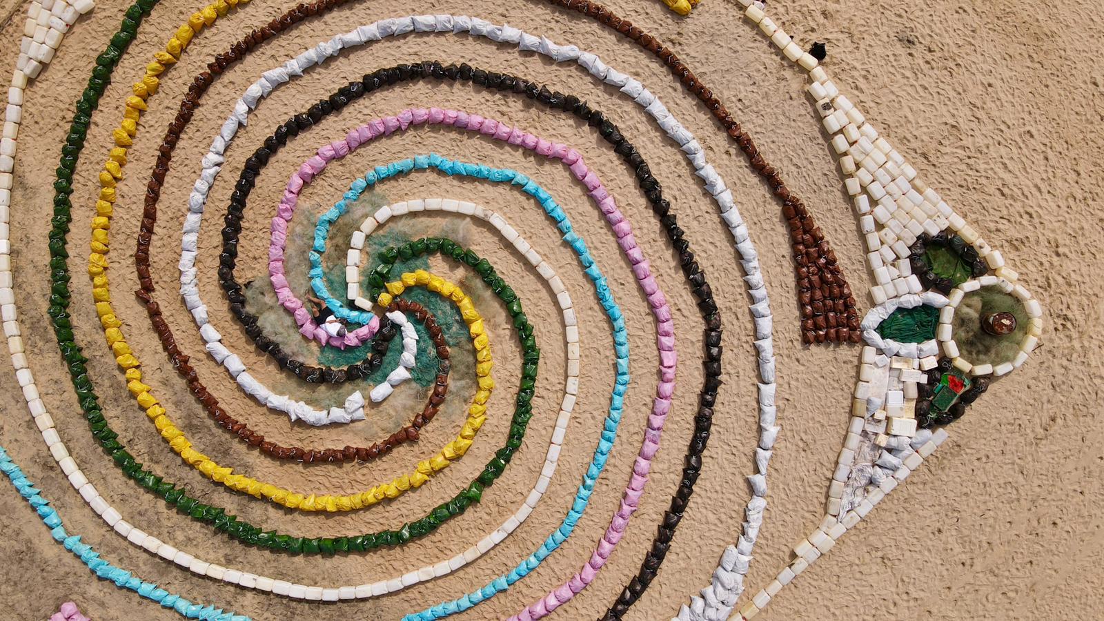 Arte efímero a gran escala Quirze Codina, que ya figura en el World Book of Records