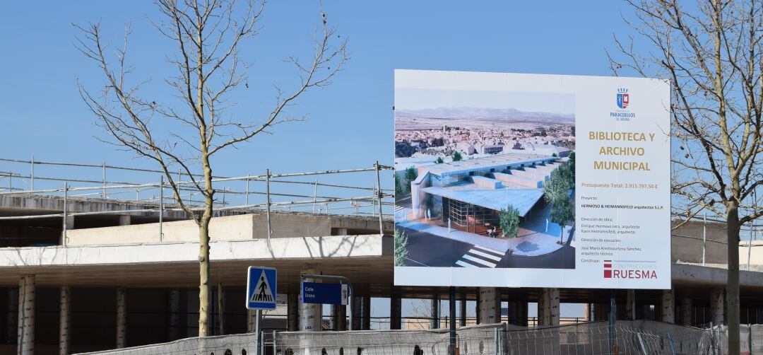 Biblioteca municipal en construcción 