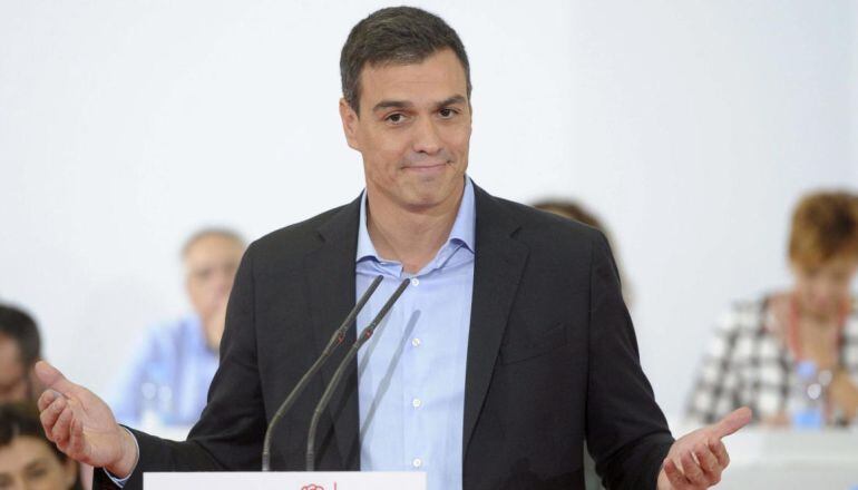 Pedro Sánchez en su discurso ante el Comité Federal del PSOE