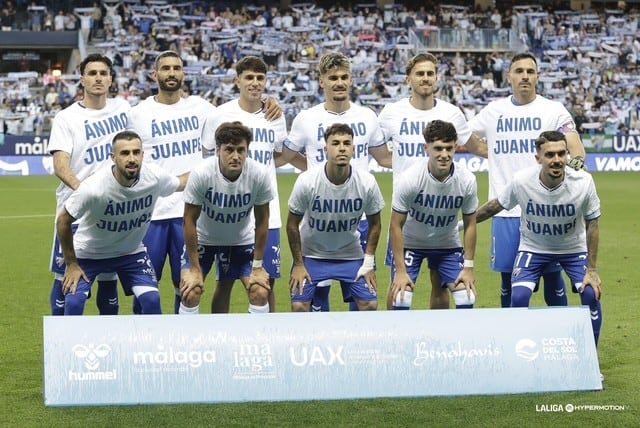 El Málaga que se enfrentó al Castellón, partido que acabó con derrota por 2-3