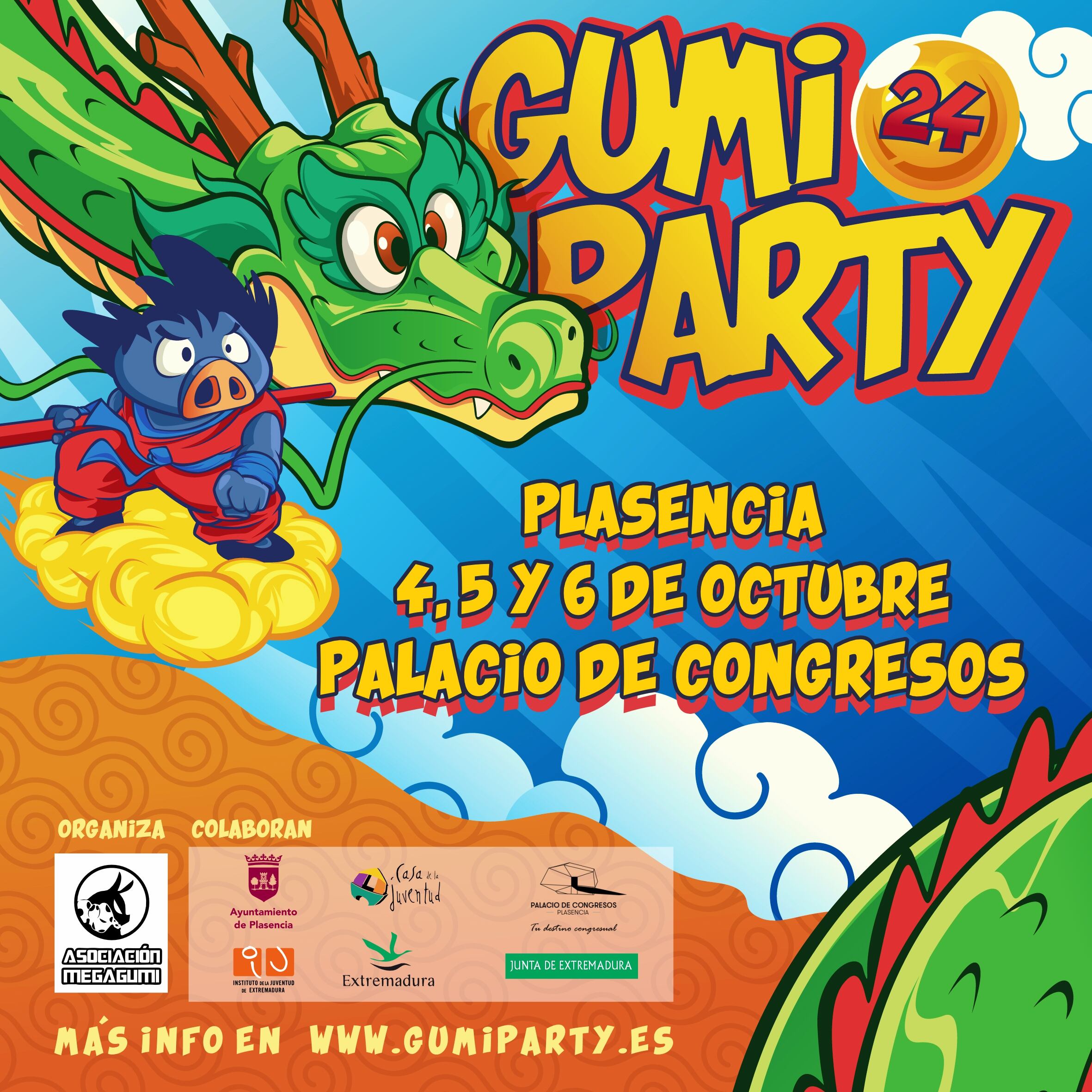 Cartel de la Gumiparty 2024.