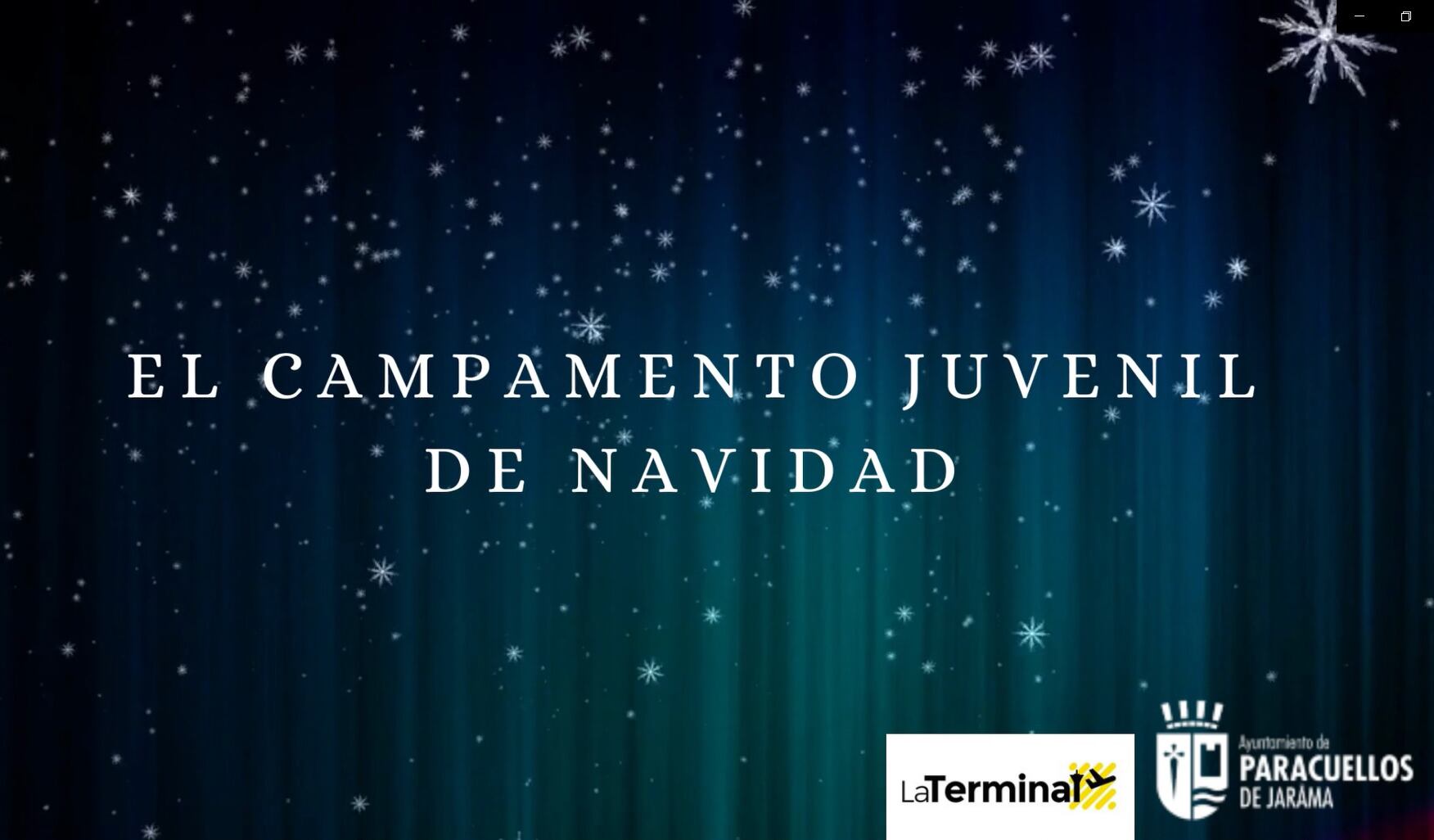 Del 27 al 30 de diciembre y del 2 al 5 de enero, podrán asistir los jóvenes de 12 a 16 años que estén empadronados en la localidad