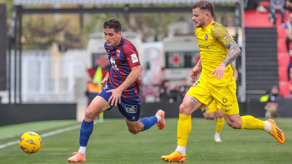El Eldense fue un quiero y no puedo ante el Andorra (0-2)