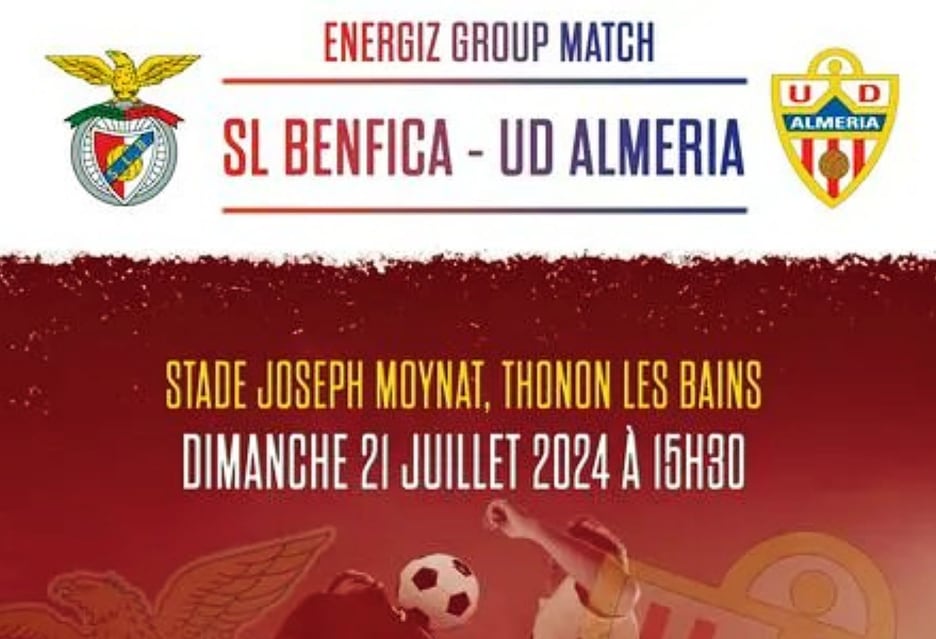 Cartel del partido amistoso de este domingo en Francia.