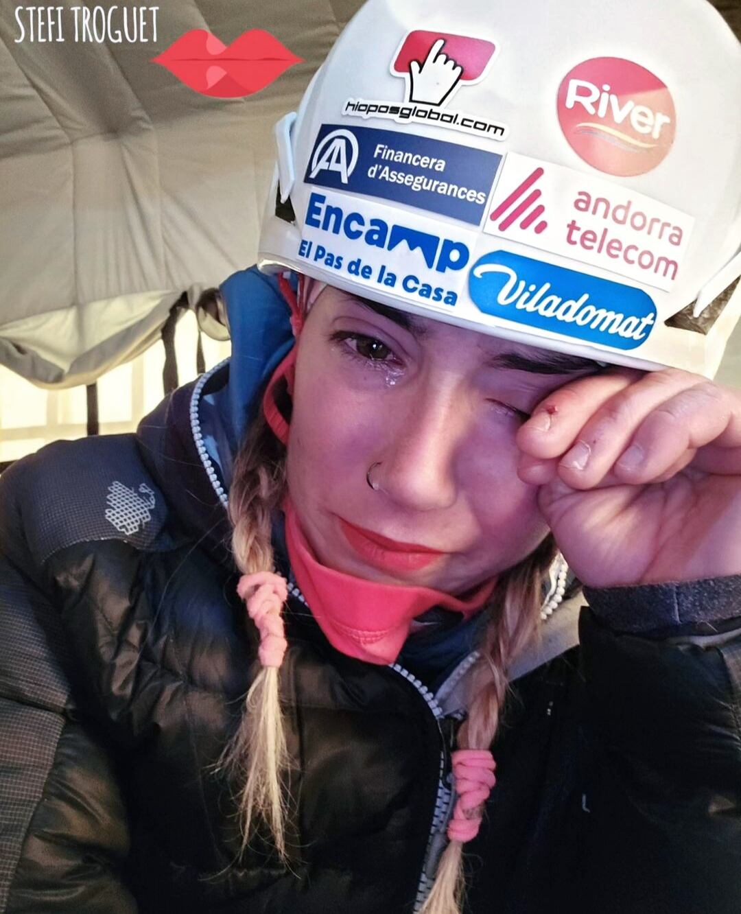 Stefi Troguet a l'Everest.