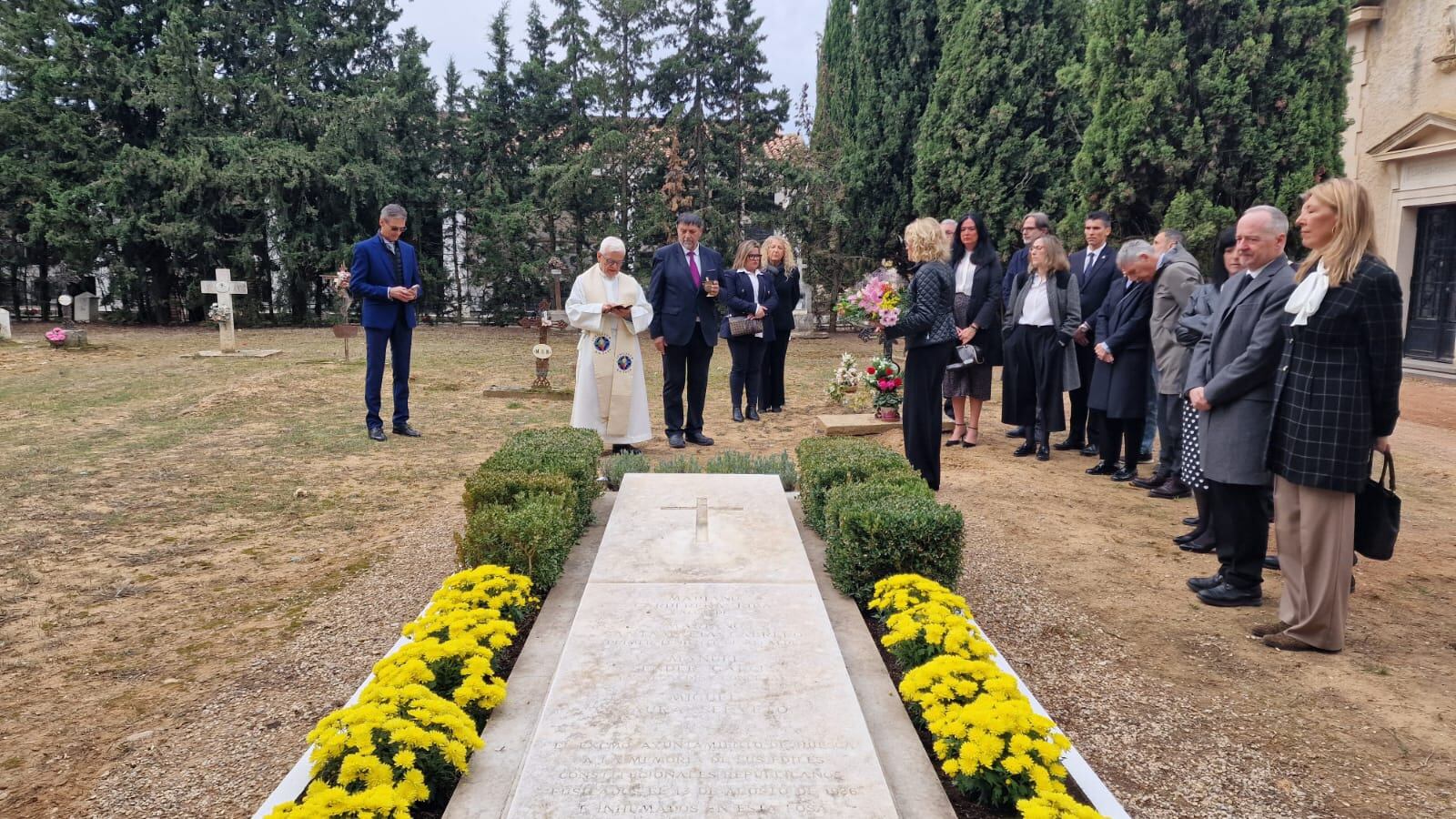 Homenaje al alcalde fusilado Manuel Sender