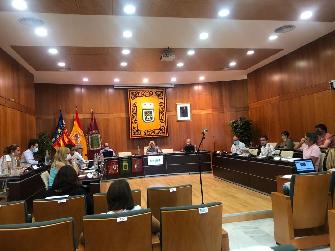 Pleno ordinario del mes de septiembre en el Ayuntamiento de Calp. 