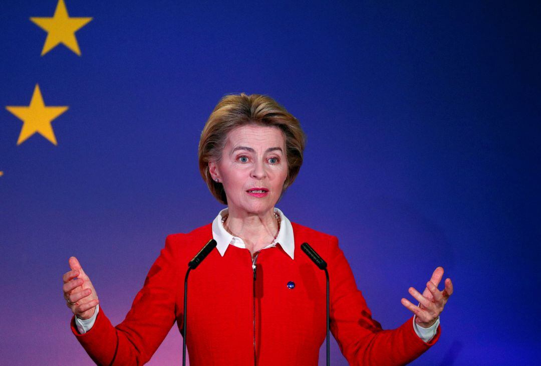 La presidenta de la Comisión Europea Ursula von der Leyen.