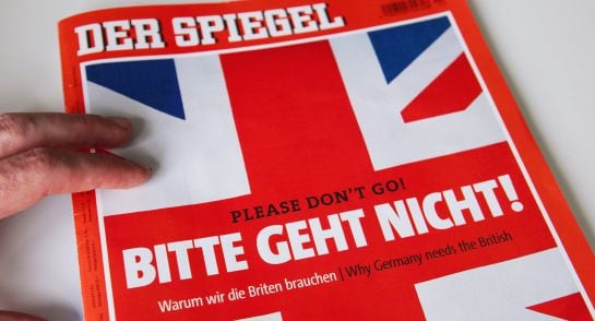 El semanario alemán &#039;Der Spiegel&#039; pide a los británicos que permanezcan en la UE.