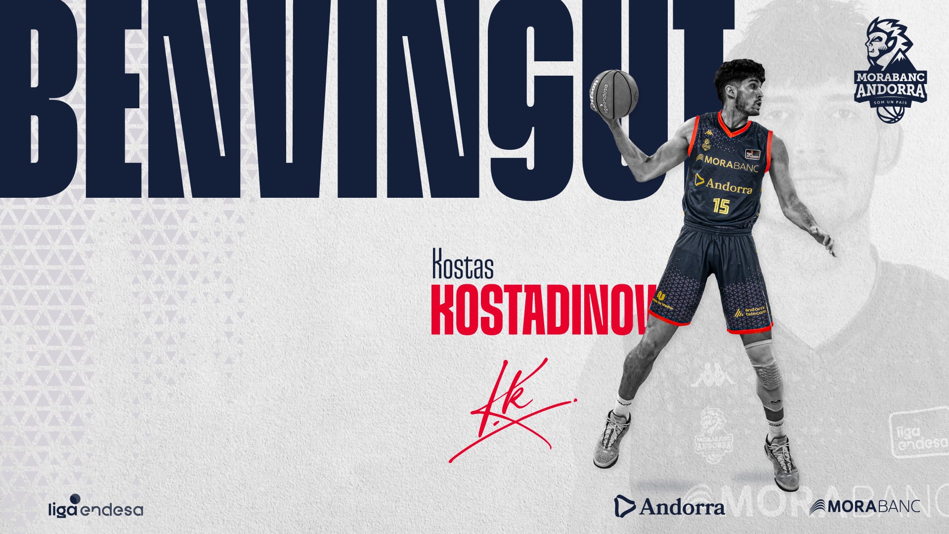 Kostas Kostadinov arriba procedent del Tenerife i és una aposta de futur del club