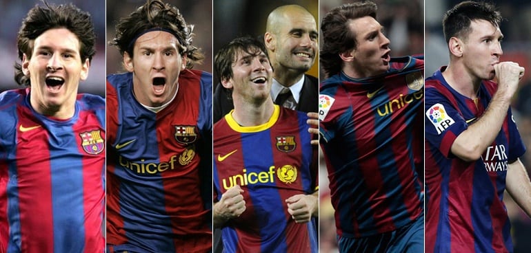 Messi, desde su primer gol en 2005 a su último tanto, este sábado ante el Sevilla