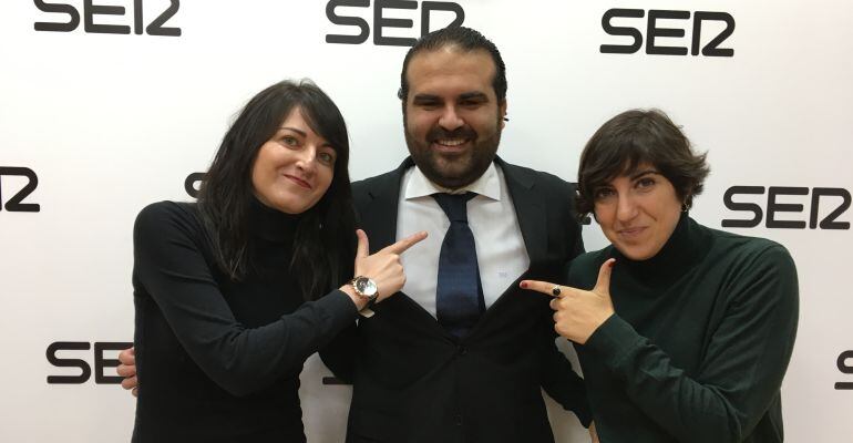 Encarna Hernández, Pablo Guzmán y Elisa Reche.