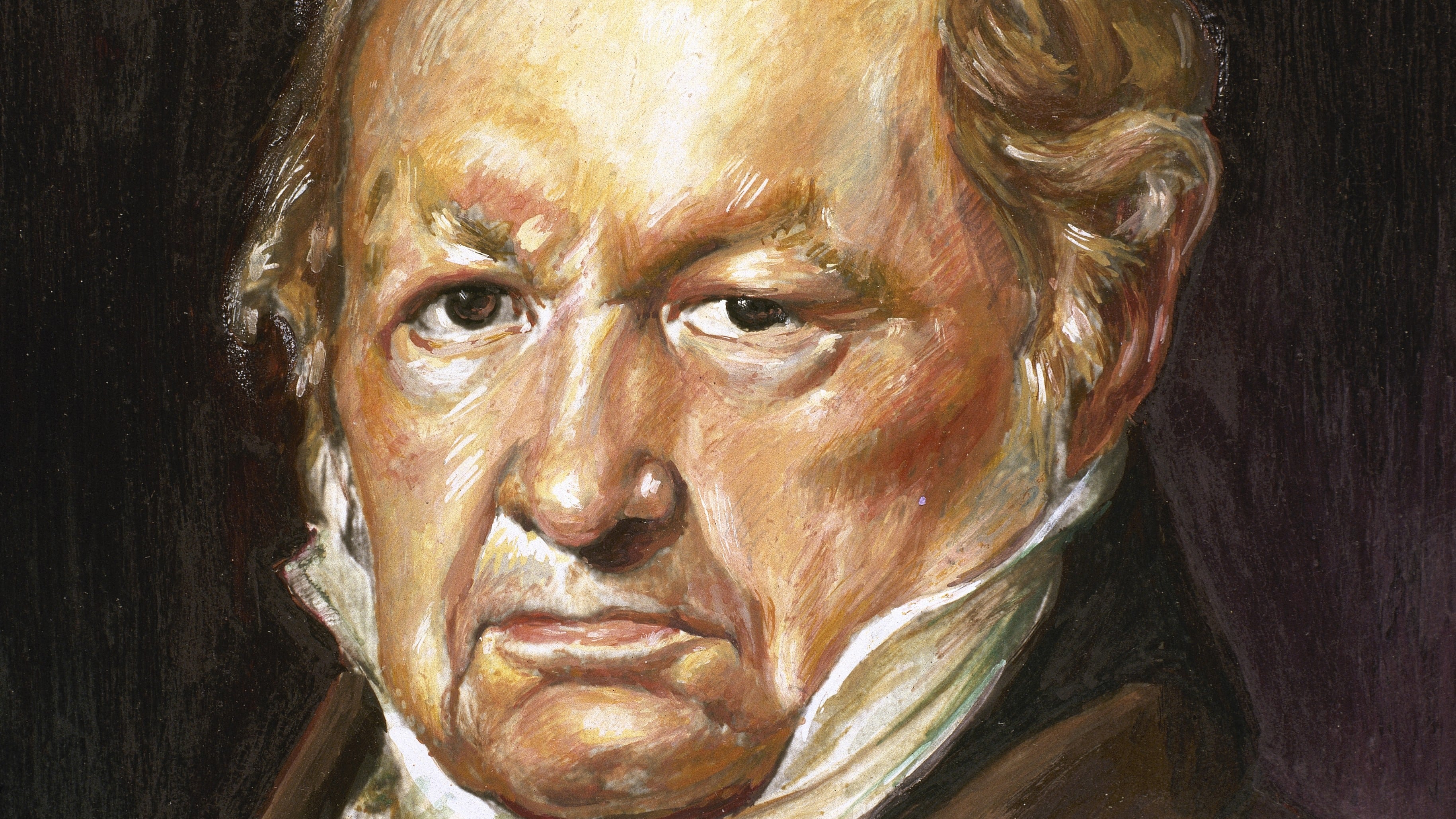 Francisco de Goya en un retrato