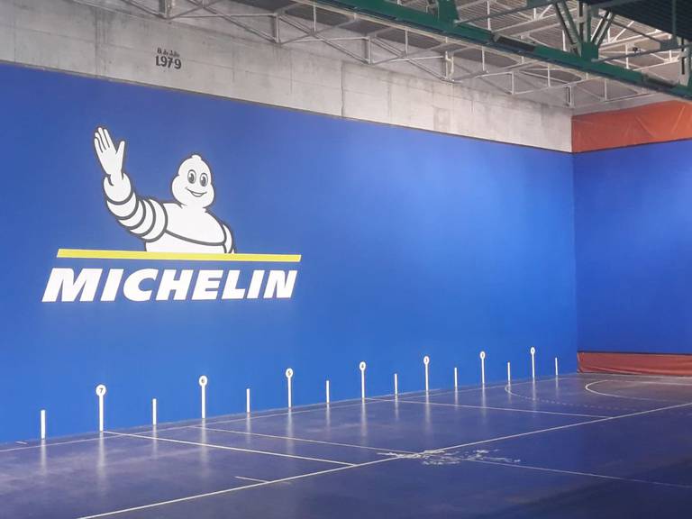 El frontón Michelín en las instalaciones de Inacua donde se desarrollará la competición