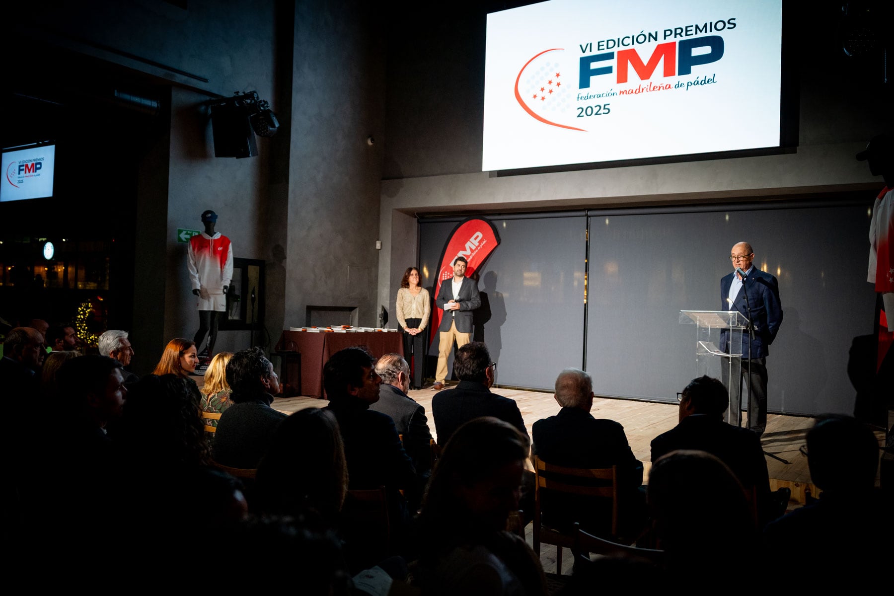 La Federación Madrileña de Pádel presentando la creación de un Centro de Tecnificación