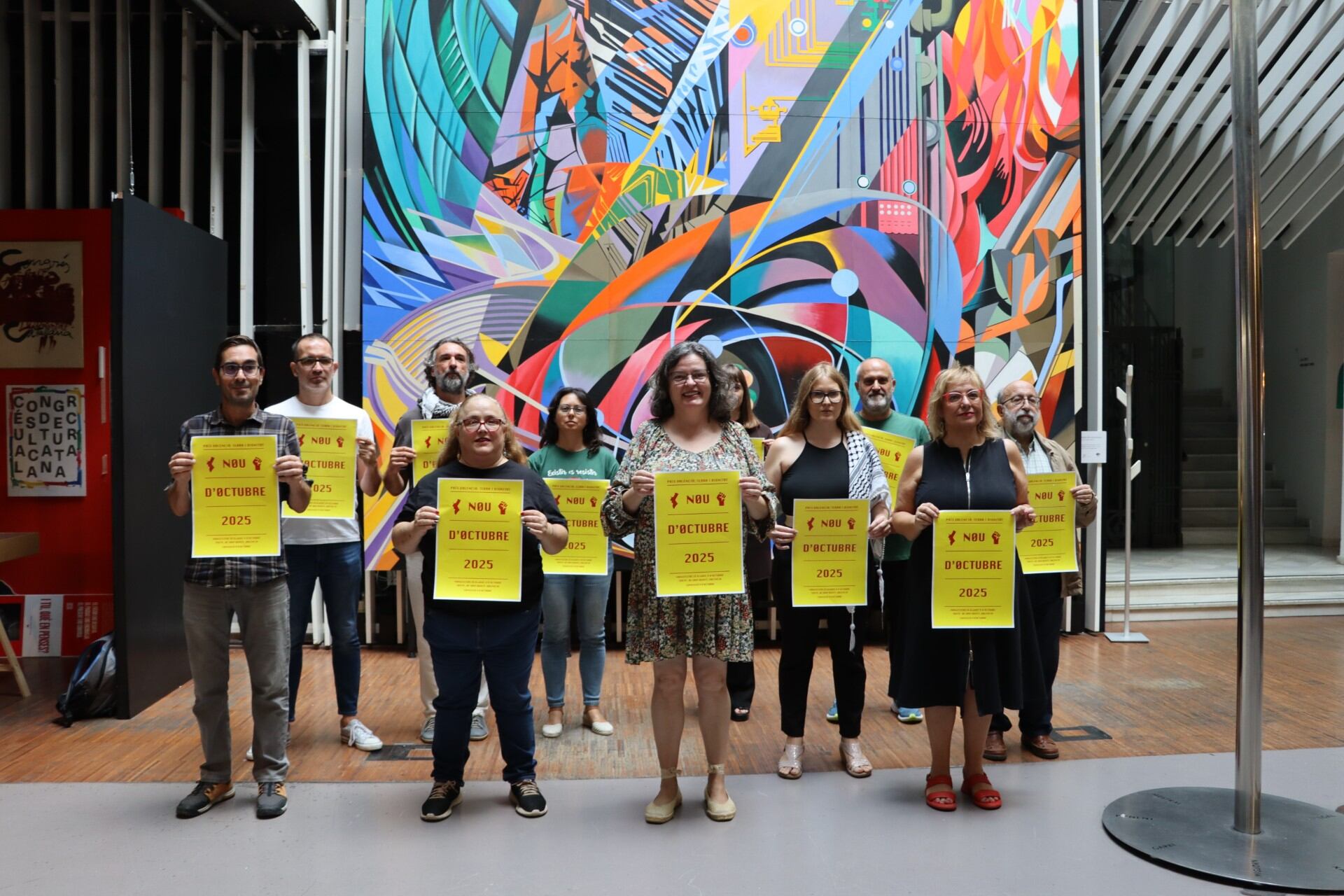 La Comissió 9 d'Octubre presenta la manifestación