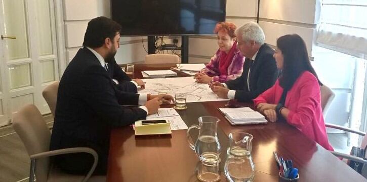 El alcalde de San Sebastián de los Reyes, Narciso Romero se ha reunido con el viceconsejero de Transportes e Infraestructuras de la Comunidad de Madrid, Carlos Díaz-Pache