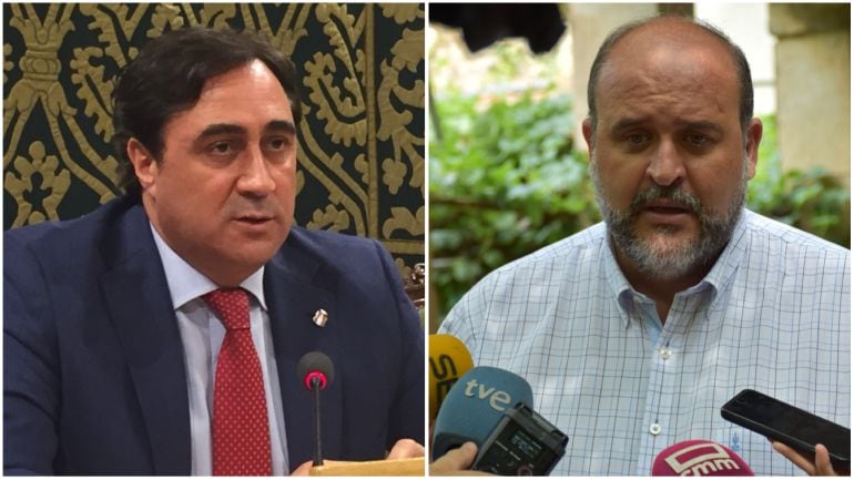 Ángel Mariscal (i) y José Luis Martínez Guijarro