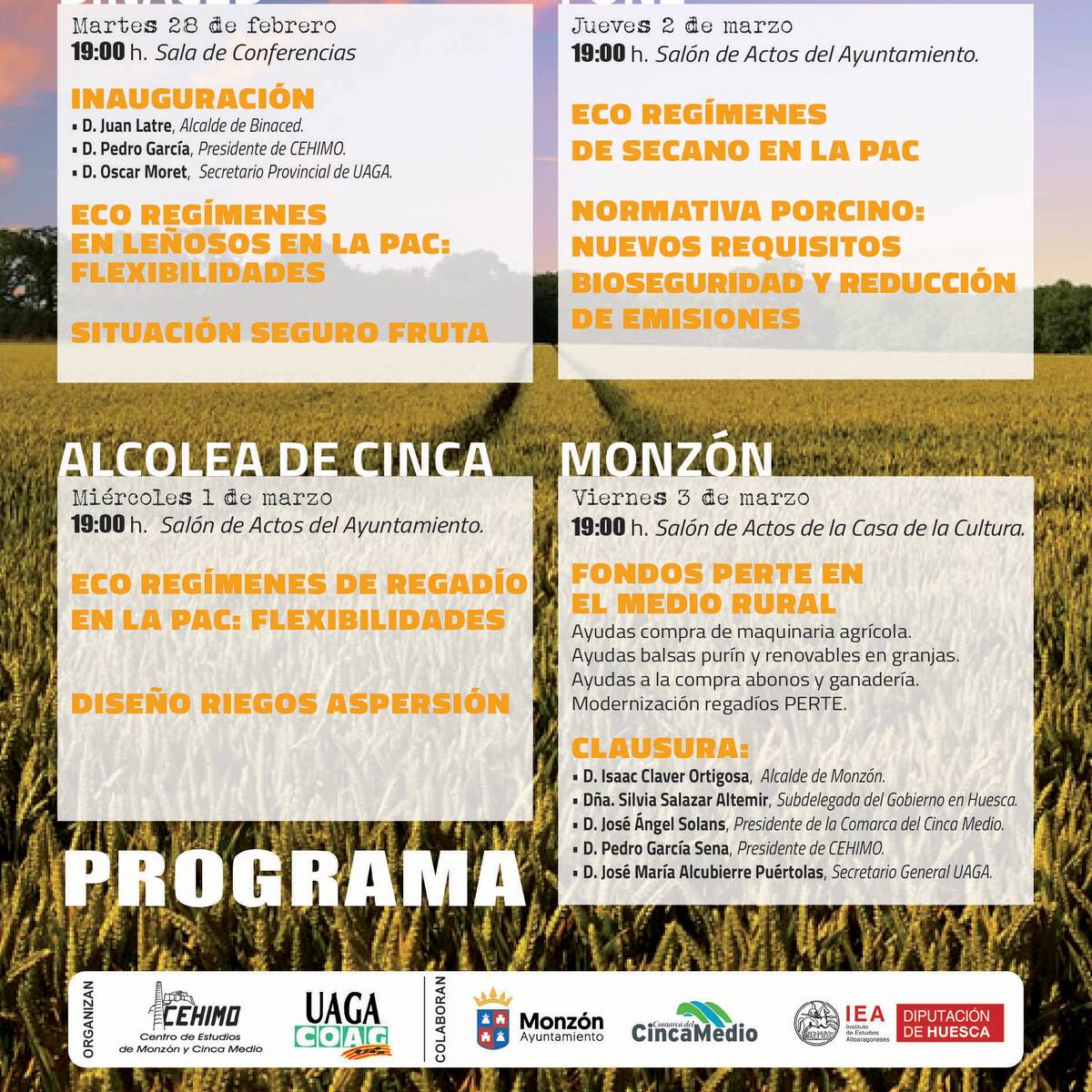 Regresa la IX Semana Agraria en Cinca Medio