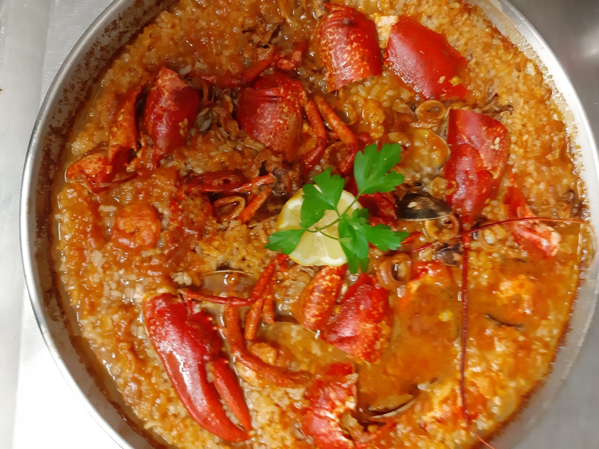 Arroz con bogavante