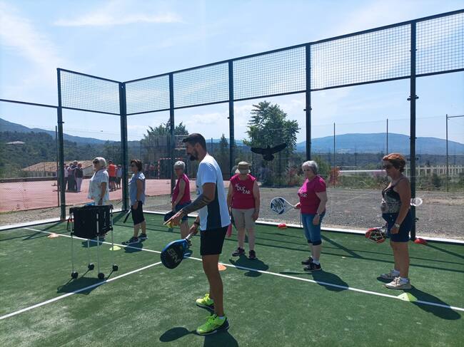Curso de padel impulsado por la Comarca de Somontano