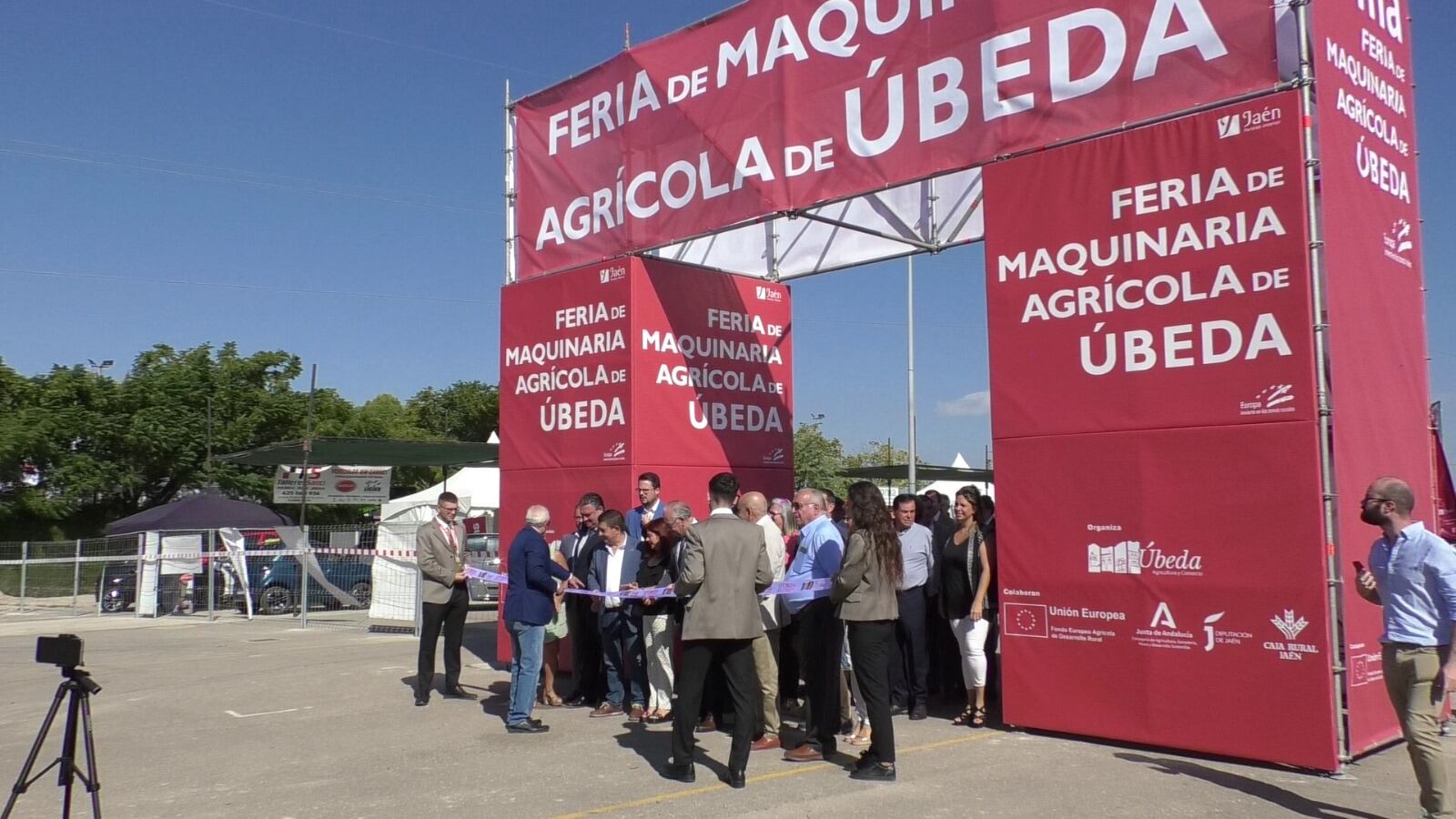 Inauguración de la Feria de Maquinaria Agrícola el pasado año