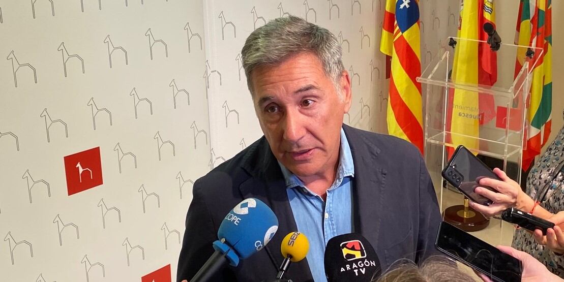 Ricardo Oliván, concejal de Hacienda del Ayuntamiento de Huesca
