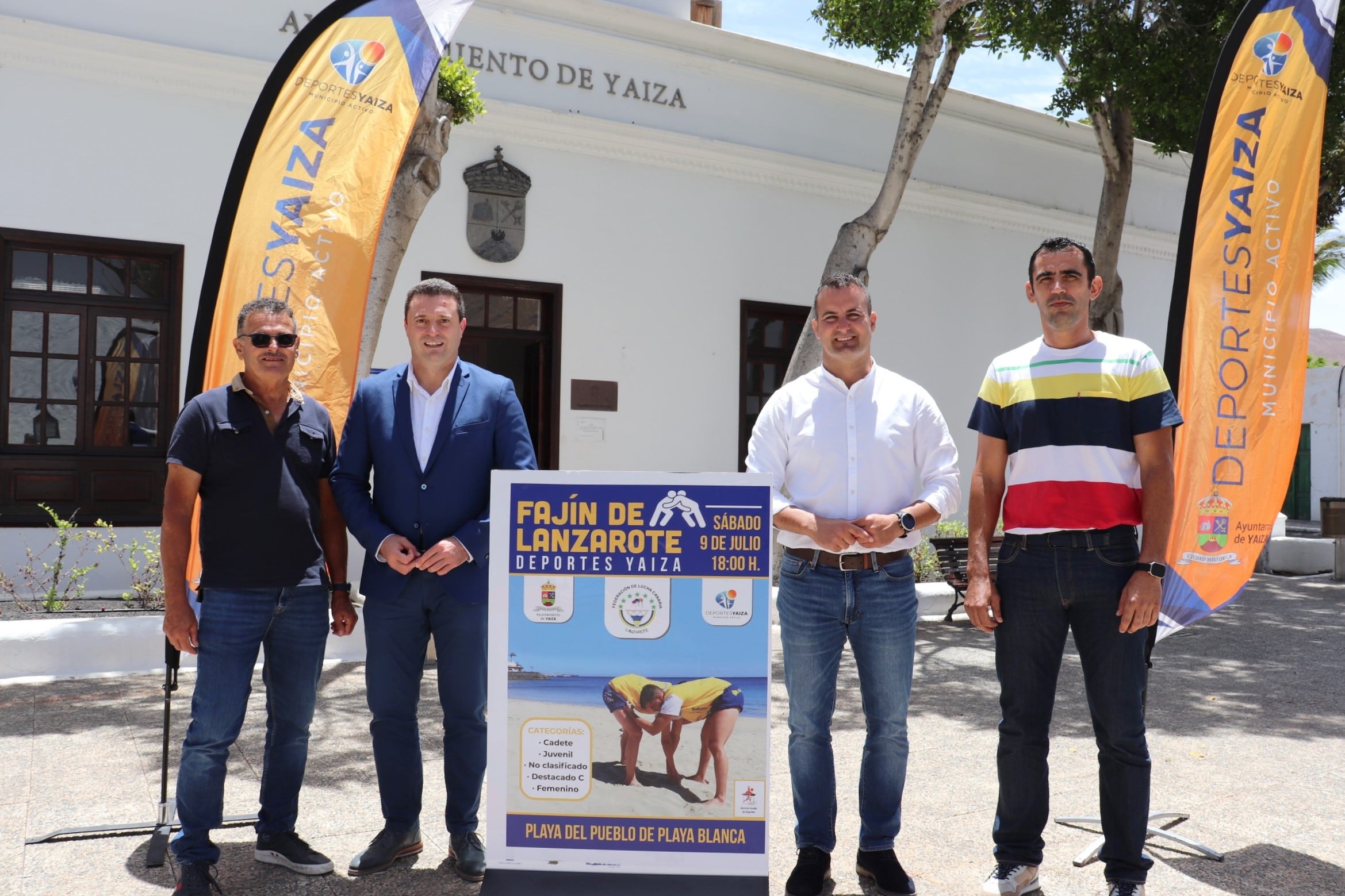 Presentación del &quot;Fajín de Lucha Canaria&quot;.