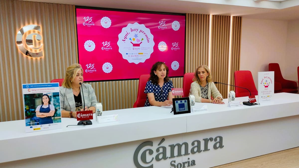 Marisa de Gregorio y Teresa Valdenebro presentan la campaña 'Aquí hay premio'