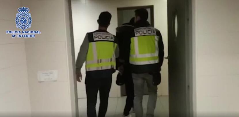 Imágenes de la Policía Nacional que ha desarticulado un grupo criminal dedicado a cometer robos con violencia en Madrid