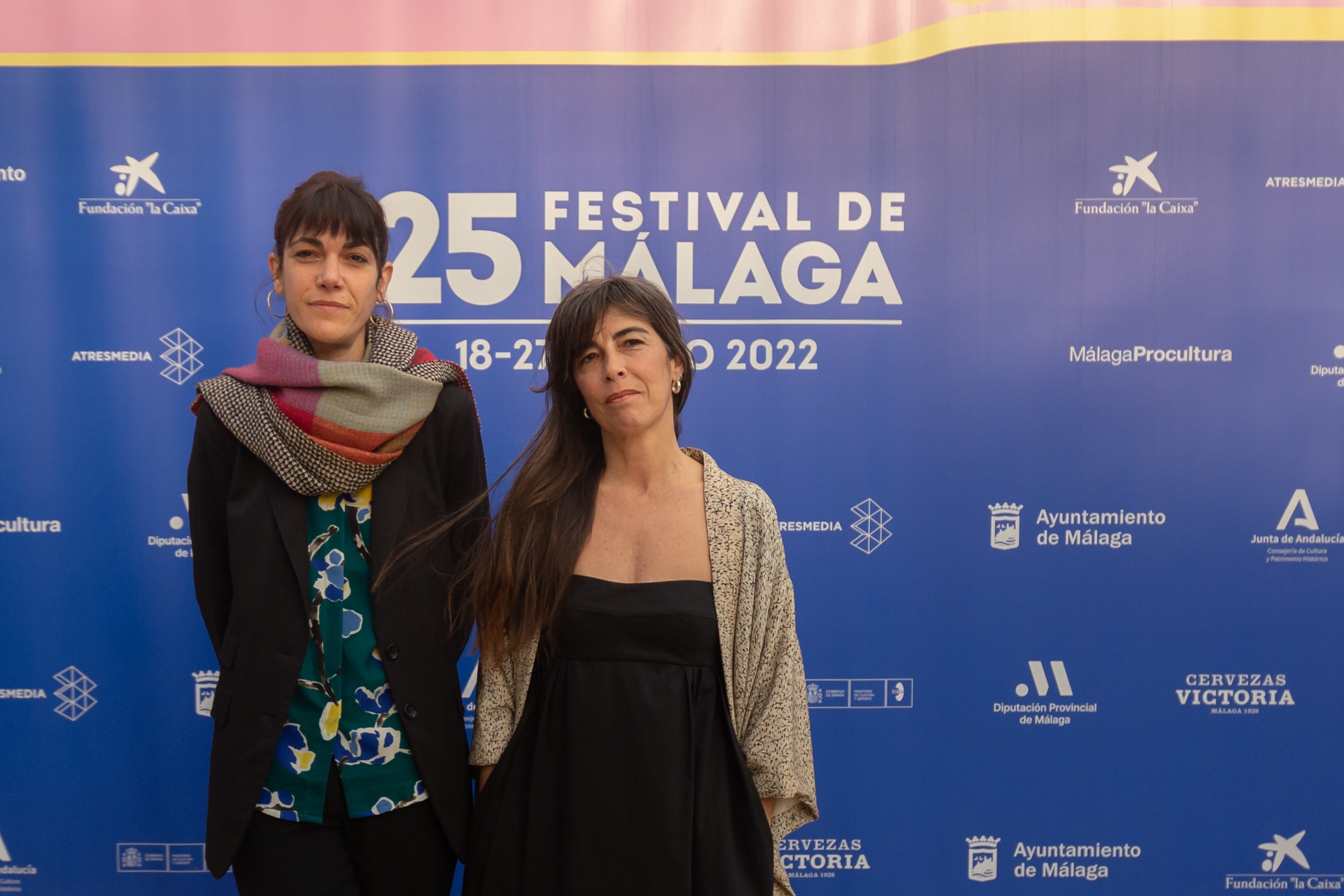 Meritxell Colell y Mónica García presentando &#039;Dúo&#039; en el Festival de Málaga