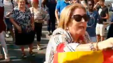 Agreden a una mujer que se burlaba de los independentistas en la calle tras la sentencia del procés