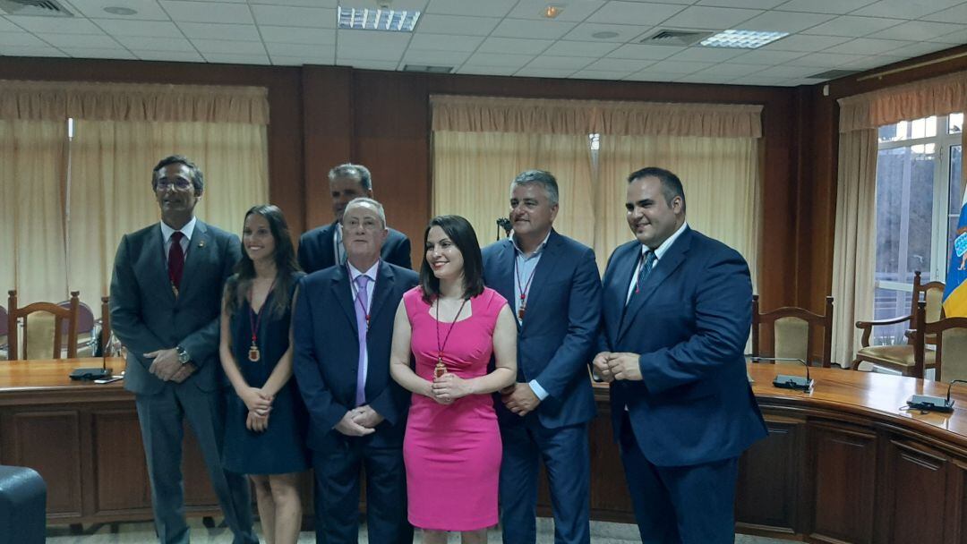 Grupo nacionalista en el Cabildo de Lanzarote.