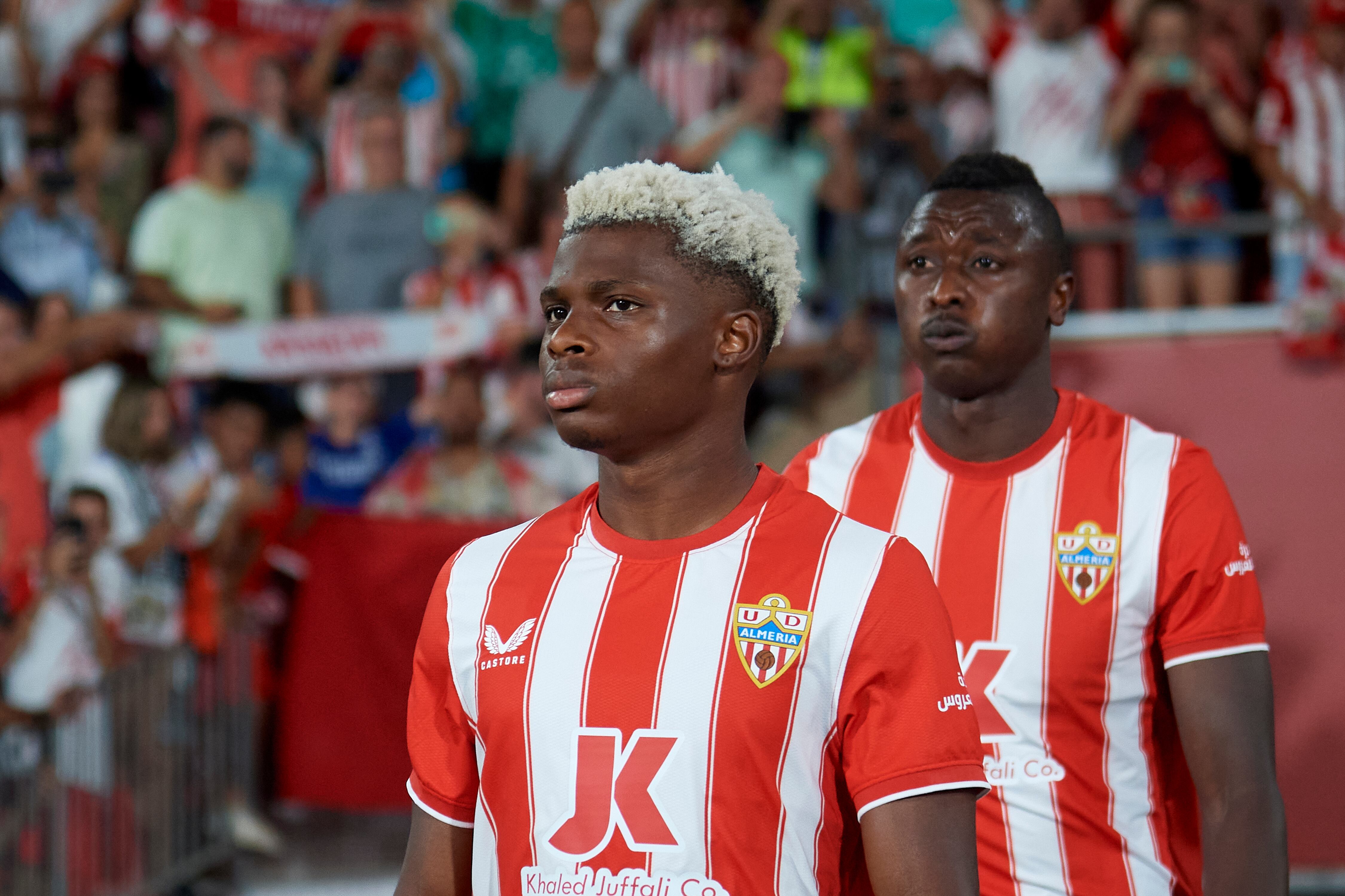 Largie Ramazani y Umar Sadiq, compañeros en la UD Almería
