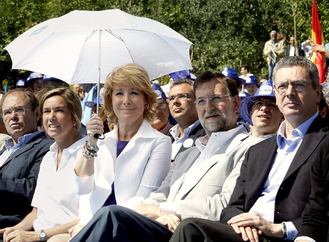 Esperanza Aguirre, en una foto de archivo.