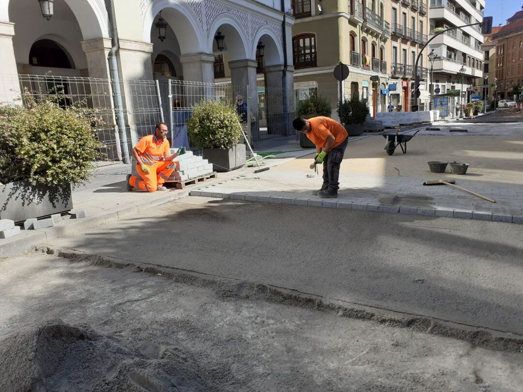 Trabajos de mejora de la Calle Angustias