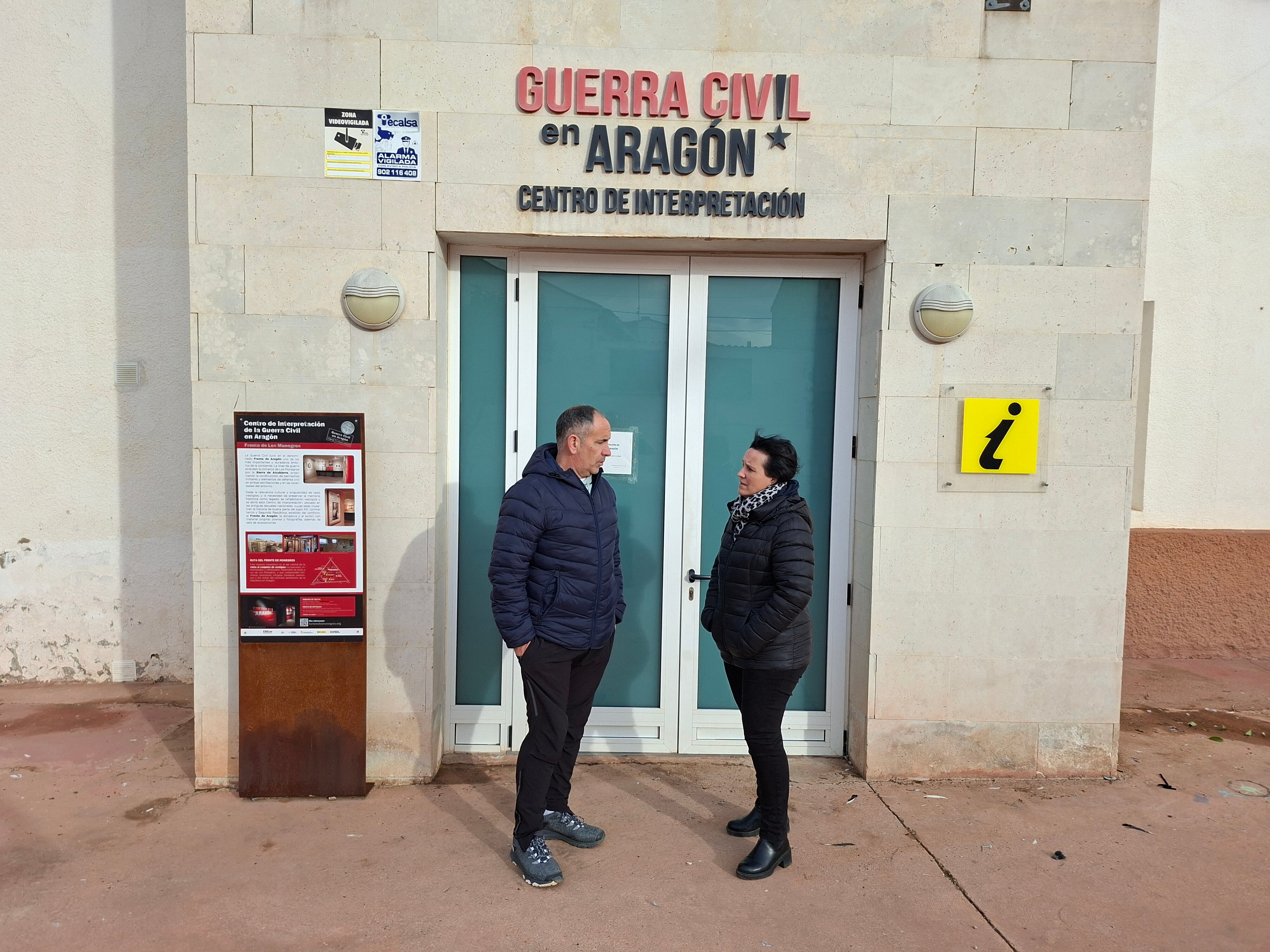 Lorena Canales y Joaquín Monesma en el CI Guerra Civil Robres
