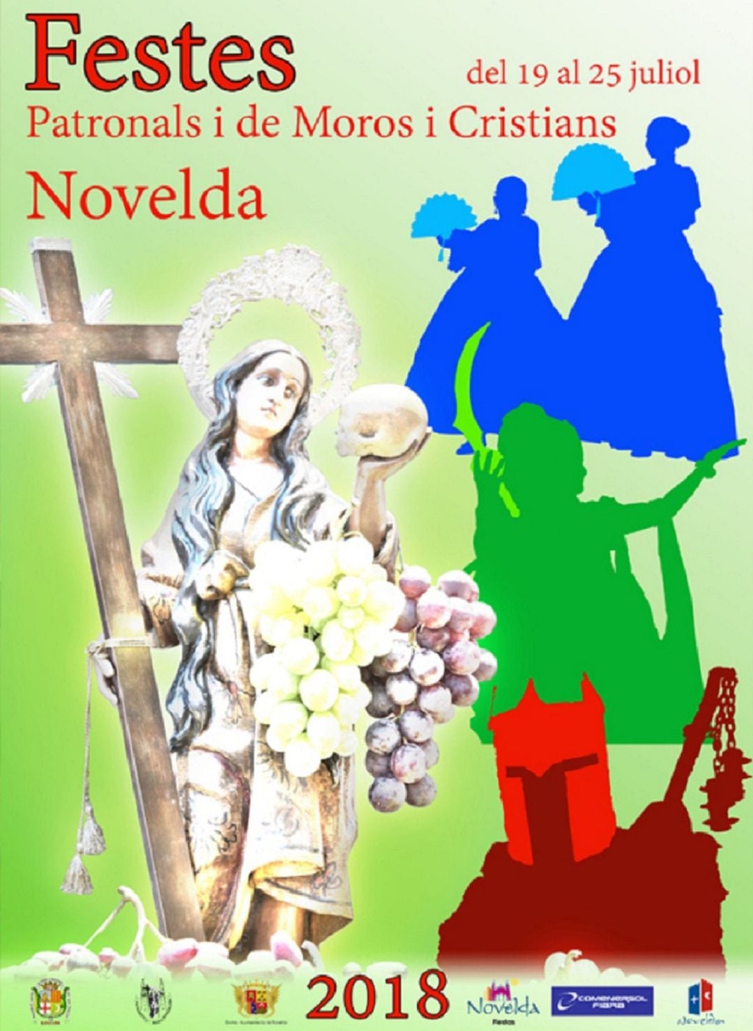 Cartel de la fiestas de Novelda 2018 
