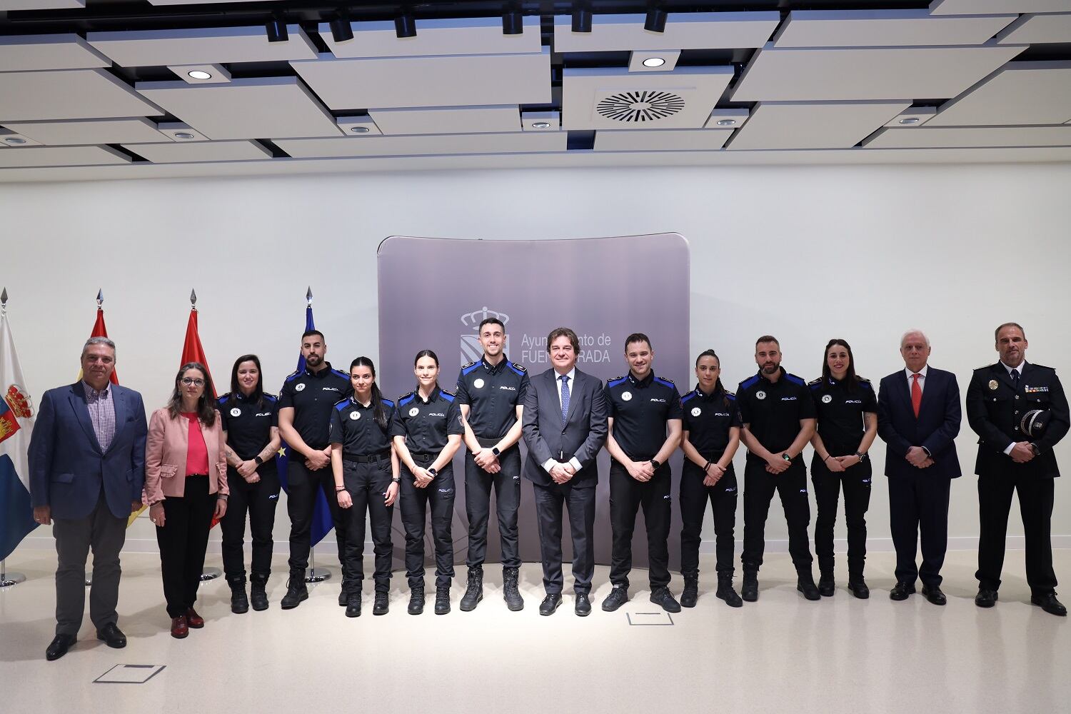 Los nuevos agentes ya son funcionarios de pleno derecho del Ayuntamiento de Fuenlabrada