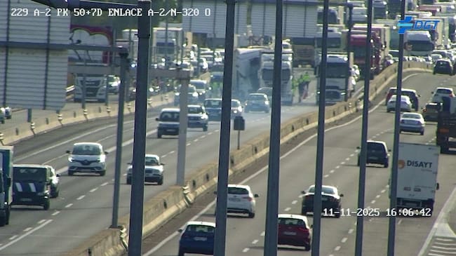 Accidente Autovía A2 km 49.50