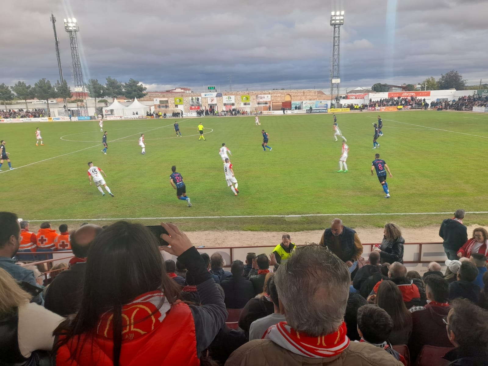 Acción del partido de Copa del Rey