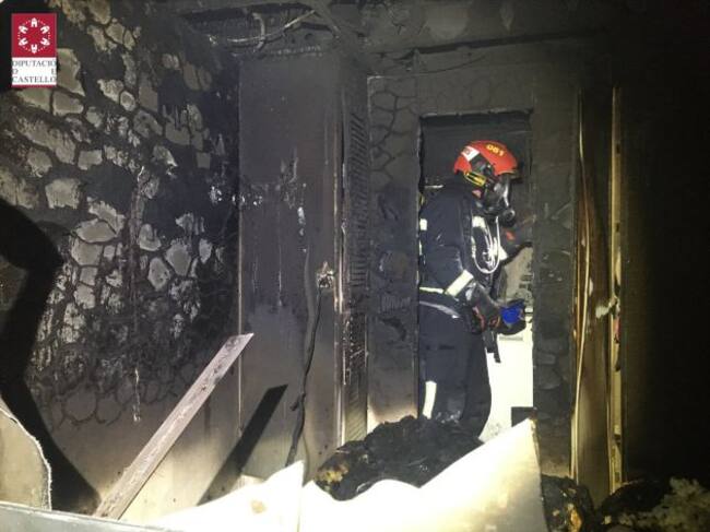 Incendio caravana Moncofar