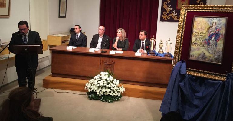 Presentación de las actividades con motivo del IV centenario del Juramento Inmaculista de la Universidad de Baeza.