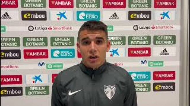 El defensa del Málaga Víctor Gómez titular indiscutible en el lateral derecho