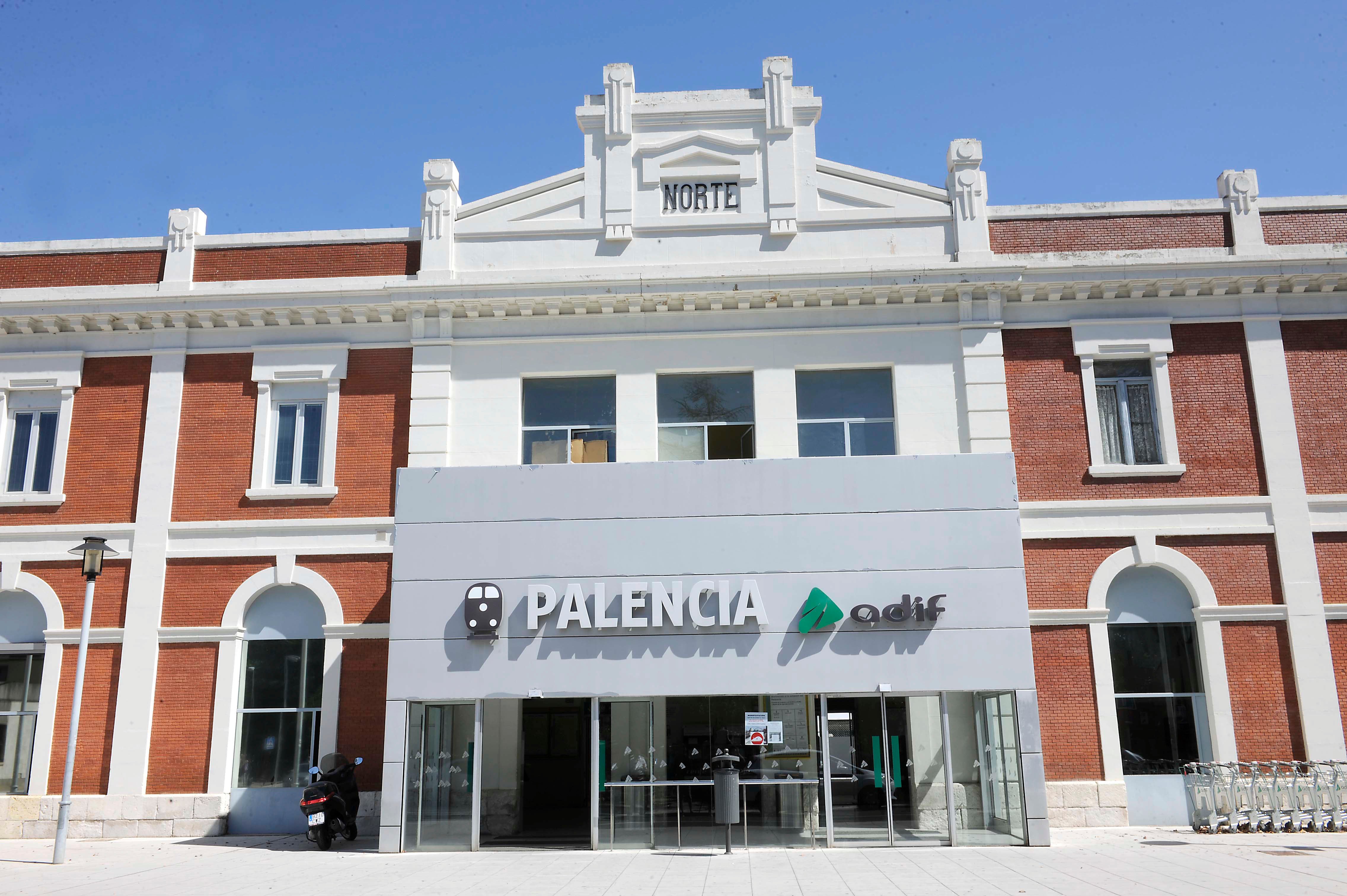 Estación de Adif en Palencia